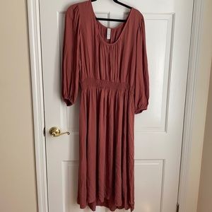 Rachel Pally white label 1X rust color dress